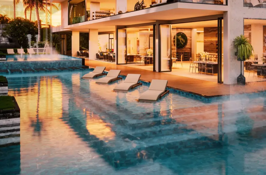 The Riviera Palm Beach — คลับเฮาส์ริมหาด