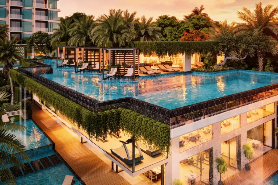 The Riviera Palm Beach — คลับเฮาส์ริมหาด
